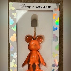 Pumpkin 🎃 orange Disney baublebar purse charm Mickey NWT